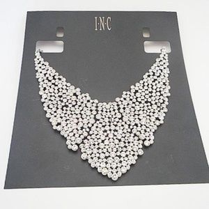 INC elegant sterling silver necklace